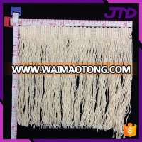 100% Cotton New Wholesale White Tassel Fringes for Dresses, Garment Decoration